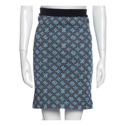 Pre-owned Louis Vuitton Wool Mid-length Skirt In Multicolour