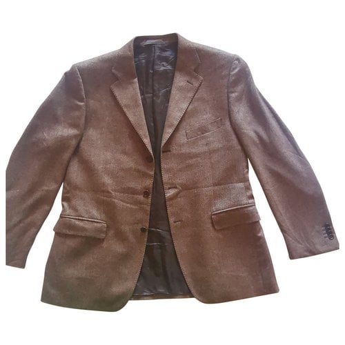 Pre-owned Loro Piana Wool Vest In Brown