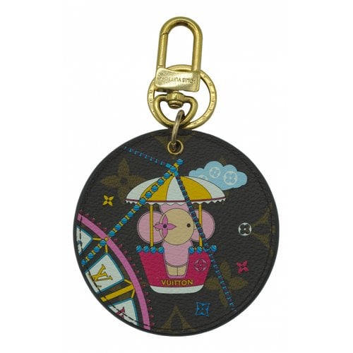 Pre-owned Louis Vuitton Leather Bag Charm In Multicolour