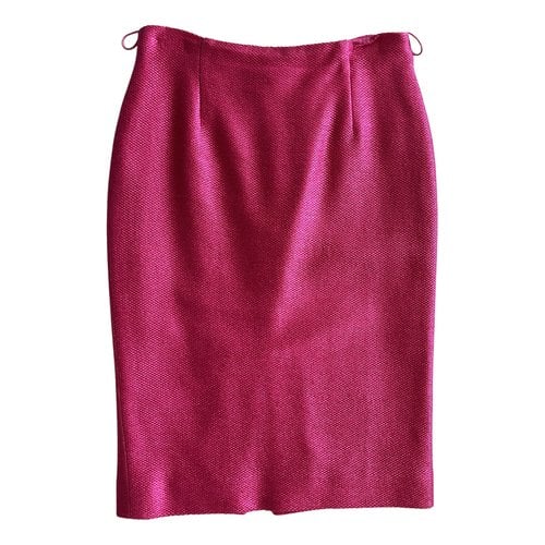 Pre-owned Moschino Mid-length Skirt In Pink