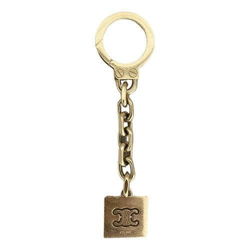 Pre-owned Celine Bag Charm In Gold