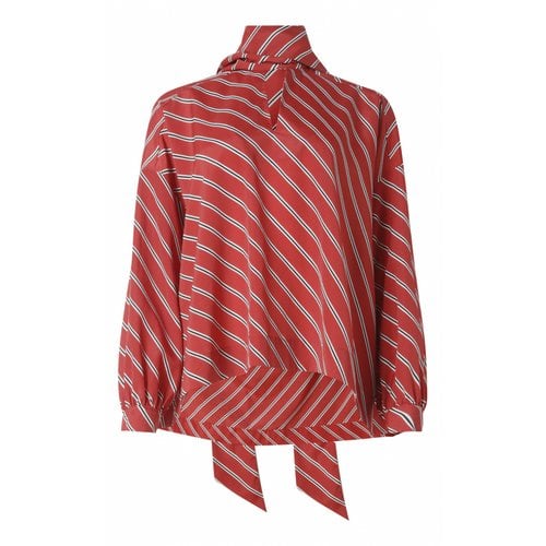 Pre-owned Balenciaga Blouse In Red