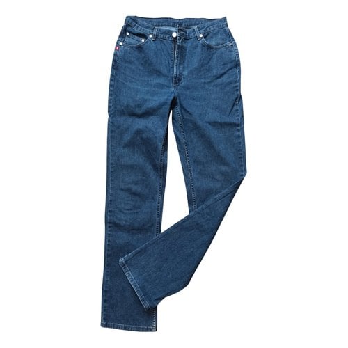 Pre-owned Joop Straight Jeans In Blue