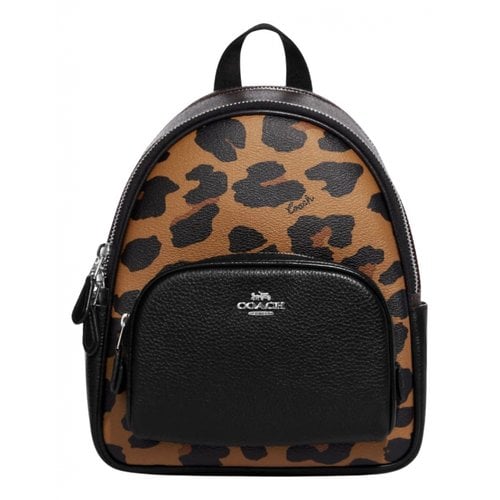 Pre-owned Coach Backpack In Multicolour
