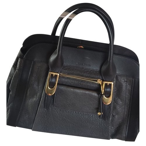 Pre-owned Sonia Rykiel Leather Handbag In Grey