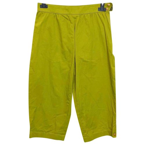 Pre-owned Mugler Short Pants In Green