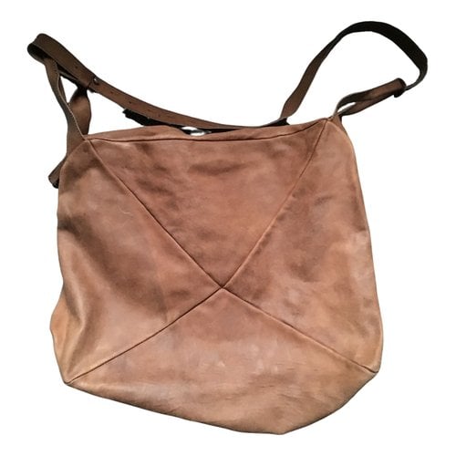 Pre-owned Damir Doma Leather Weekend Bag In Brown