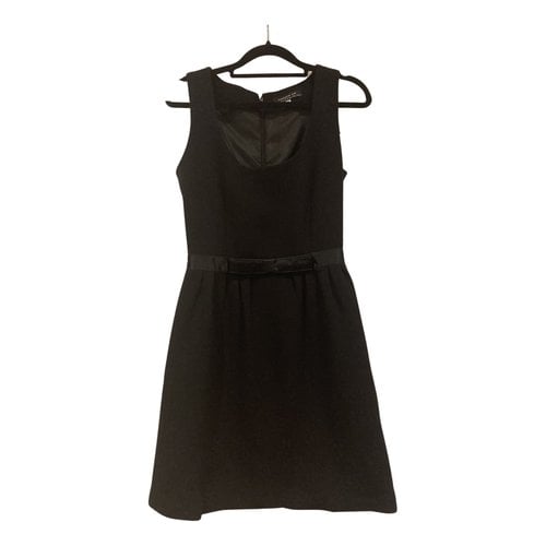 Pre-owned Andrew Gn Wool Mid-length Dress In Black