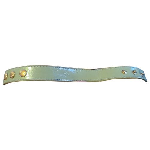 Pre-owned Louis Vuitton Leather Bracelet In Green