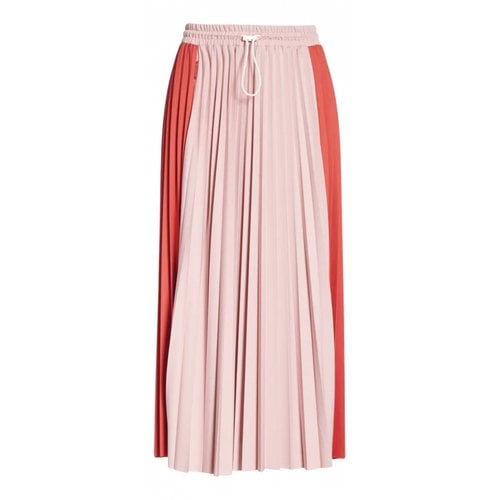 Pre-owned Moncler Mid-length Skirt In Pink