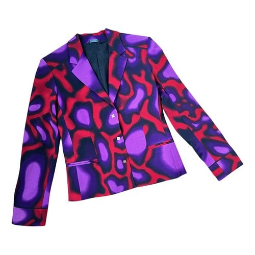 Pre-owned Versace Blazer In Multicolour