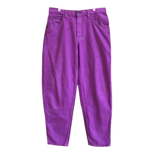 Pre-owned Levi's Jeans In Purple