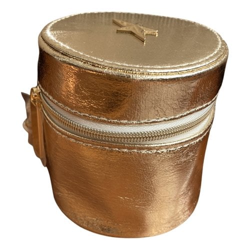 Pre-owned Mugler Clutch Bag In Gold