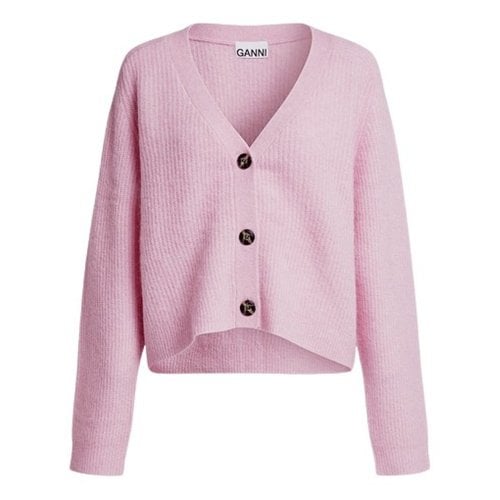 Pre-owned Ganni Fall Winter 2019 Cardigan In Pink