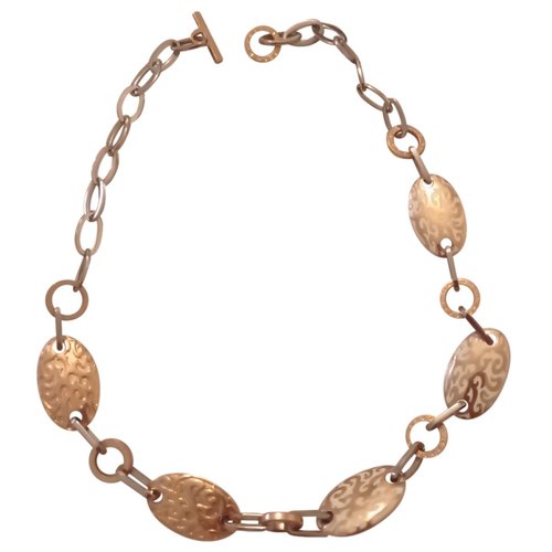 Pre-owned Rebecca Silver Necklace In Gold