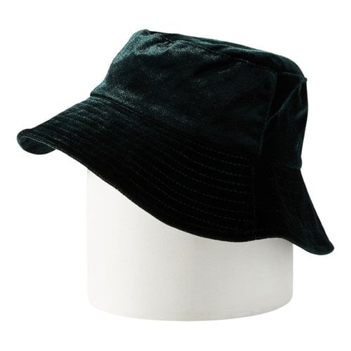 Pre-owned Anthropologie Beret In Green