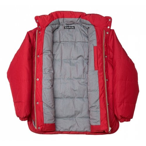 Pre-owned Acne Studios Puffer In Red