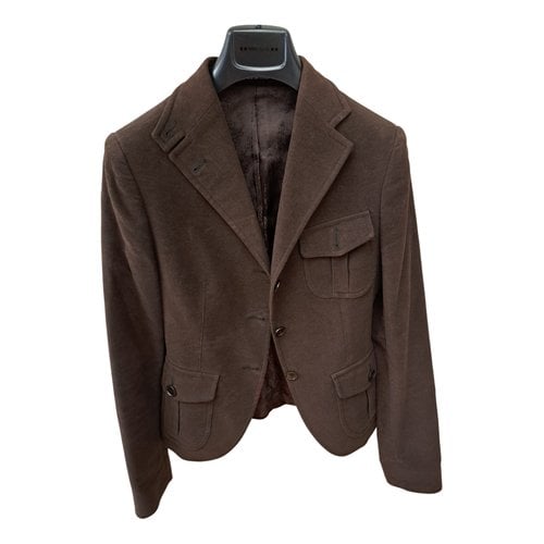 Pre-owned Tagliatore Suit Jacket In Brown