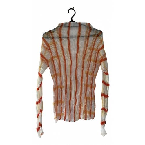 Pre-owned Issey Miyake Top In Multicolour