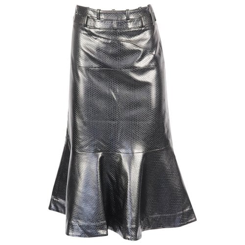 Pre-owned Palmer Harding Mid-length Skirt In Black
