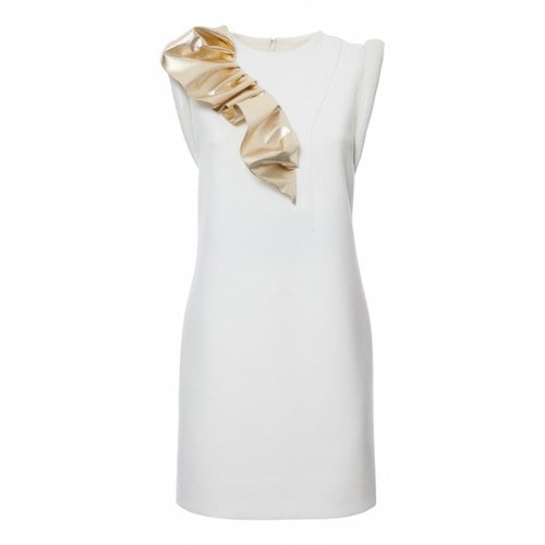 Pre-owned Genny Mid-length Dress In White