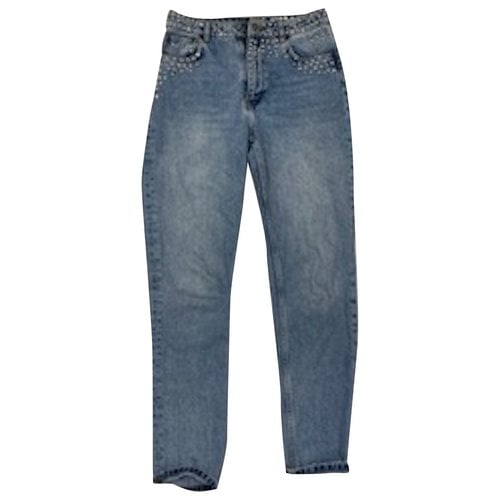 Pre-owned The Kooples Spring Summer 2020 Slim Jeans In Blue