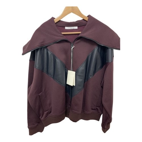 Pre-owned Givenchy Sweatshirt In Burgundy
