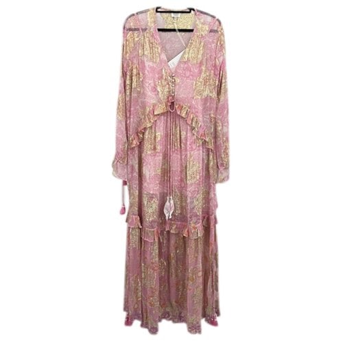 Pre-owned Hemant & Nandita Maxi Dress In Pink