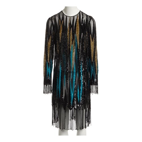 Pre-owned Elie Saab Glitter Mid-length Dress In Multicolour