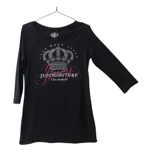 Pre-owned Juicy Couture T-shirt In Black