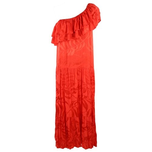 Pre-owned Modetrotter Maxi Dress In Red