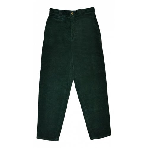Pre-owned Giorgio Armani Carot Pants In Green