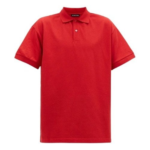 Pre-owned Balenciaga Polo Shirt In Red