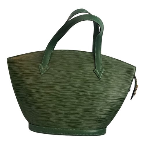 Pre-owned Louis Vuitton Leather Handbag In Green