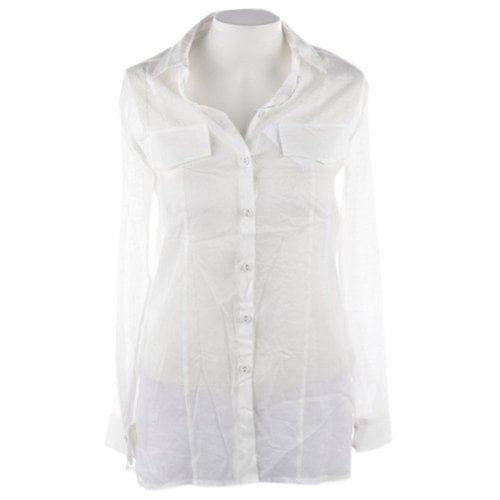 Pre-owned Patrizia Pepe Blouse In White