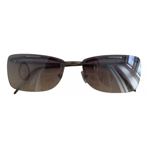Pre-owned Giorgio Armani Sunglasses In Metallic