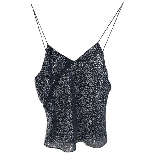 Pre-owned Courrã¨ges Camisole In Navy