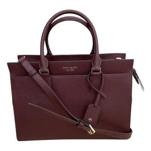 Pre-owned Kate Spade Leather Satchel In Brown