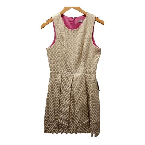 Pre-owned Eileen Fisher Mid-length Dress In Gold