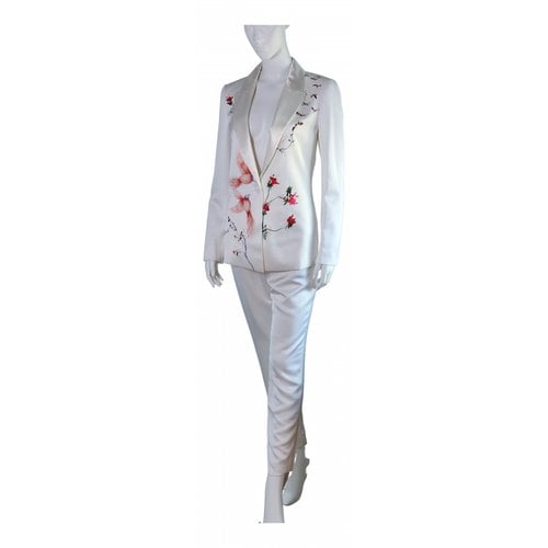 Pre-owned Lanvin Suit Jacket In White