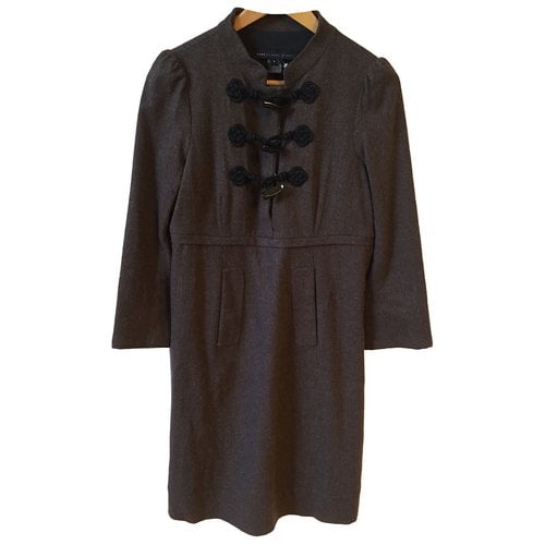 Pre-owned Marc By Marc Jacobs Wool Mid-length Dress In Brown