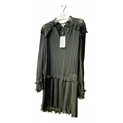 Pre-owned Kenzo Mid-length Dress In Green
