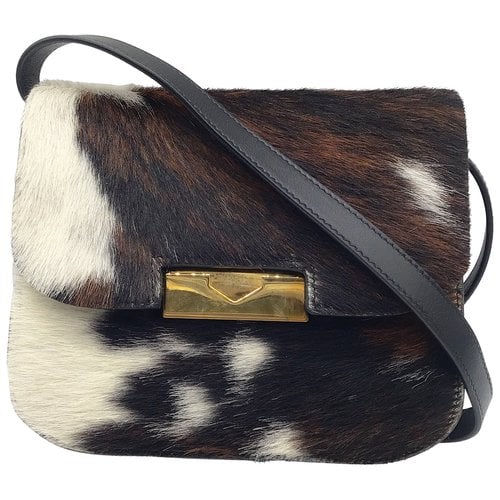 Pre-owned Victoria Beckham Pony-style Calfskin Handbag In Multicolour