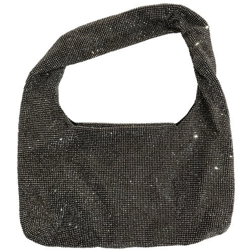 Pre-owned Kara Glitter Handbag In Anthracite