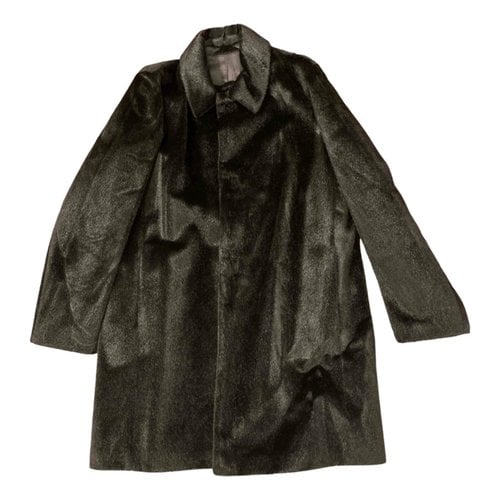 Pre-owned Raf Simons Coat In Black