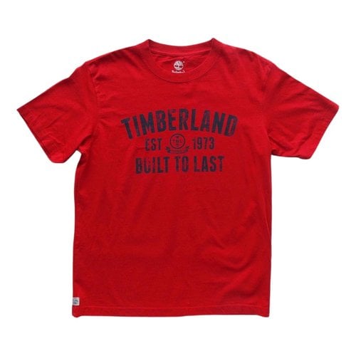 Pre-owned Timberland T-shirt In Red