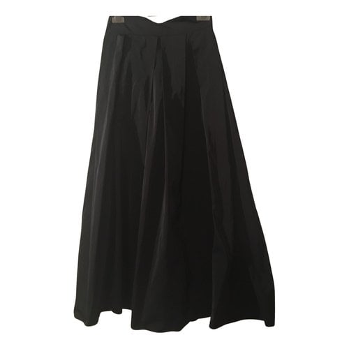 Pre-owned Max Mara Maxi Skirt In Black