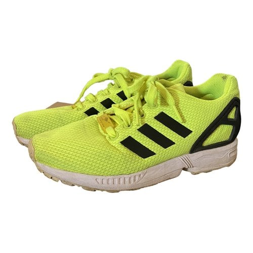 Pre-owned Adidas Originals Zx Cloth Trainers In Yellow
