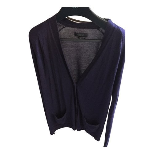 Pre-owned Isabel Marant Cashmere Cardigan In Purple