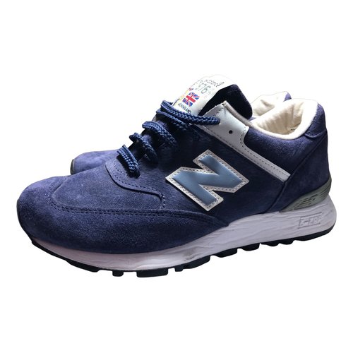 Pre-owned New Balance Lace Ups In Blue